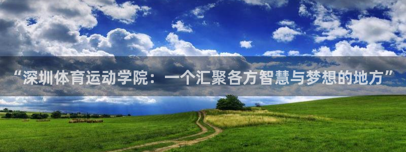 米兰体育官网入口：“深圳体育运动学院：一个汇聚各方智慧与梦想的地方”